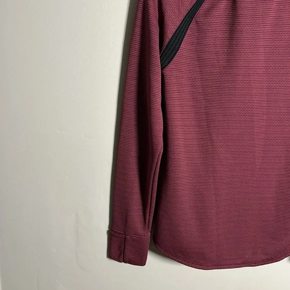 Nike Womens Aeroreact Golf/Casual Turtleneck Long Sleeve Pullover Maroon Sz Sm - Picture 11 of 12